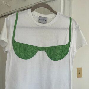 Florida Woman Applique Tee - Grass Green (Nikki Chasin) Size S